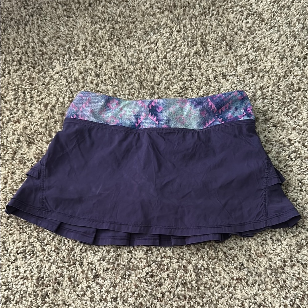 Ivivva Purple Pink Mini Skater Skirt Athletic